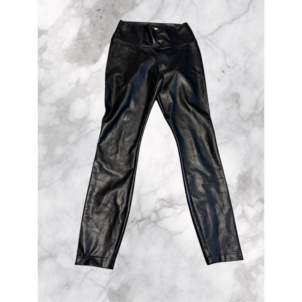 White House Black Market Faux Leather Leggings Size 4